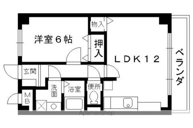 カーサ東浜の間取り写真