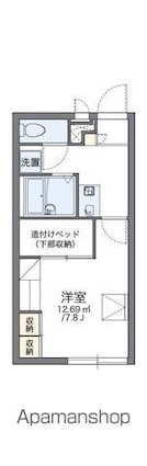 レオパレスサン　東シオヤ[1K/21.81m2]の間取図
