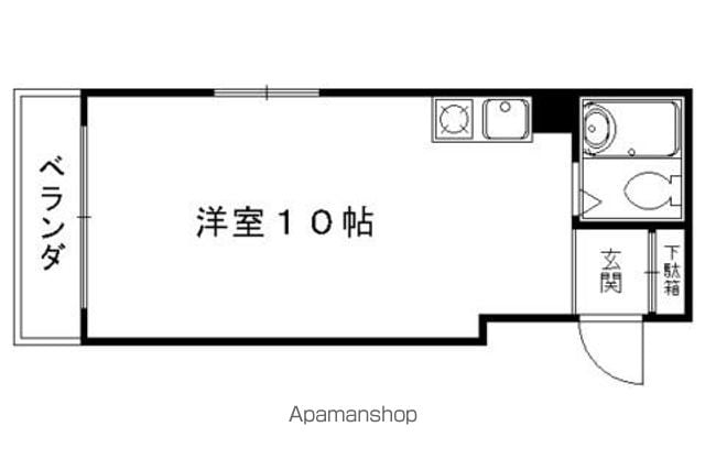 衣笠赤阪町マンションの間取り写真