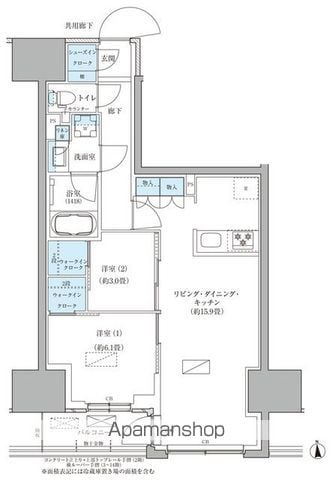 パークアクシス品川天王洲アイルの間取り写真