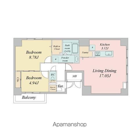 SーRESIDENCE大通公園ADMIRIOの間取り写真