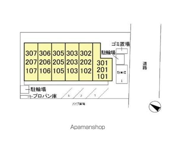 グランモア　Ⅲ 203 ｜ 埼玉県八潮市大瀬５丁目9-5（賃貸アパート1K・2階・29.17㎡） その28