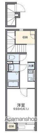 レオネクストグランツ藤２４[1K/27.06m2]の間取図
