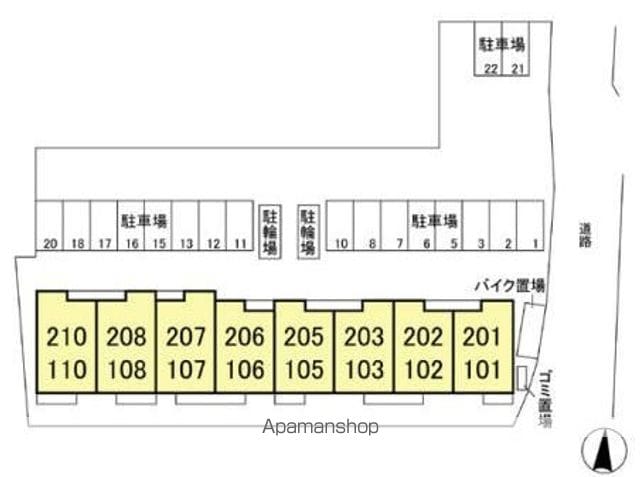 マグノリア 105 ｜ 東京都小金井市東町３丁目17-43（賃貸アパート1LDK・1階・37.60㎡） その4