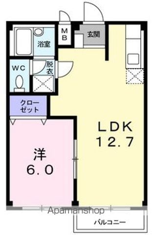 EASTGARDENの間取り写真