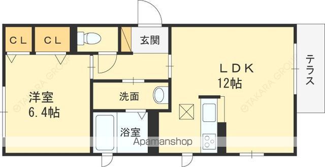 シャーメゾン7番館の間取り写真