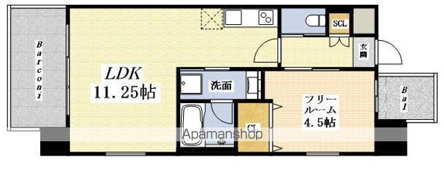 プレジオ江坂SOUTHの間取り写真