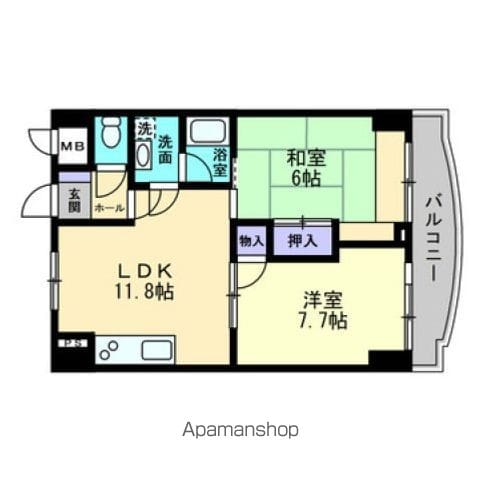 サンビレッジ段原の間取り写真