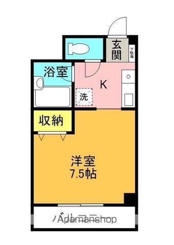 ハイツみやびの間取り写真