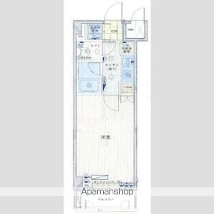 ルーブル下北沢[1K/21.37m2]の間取図