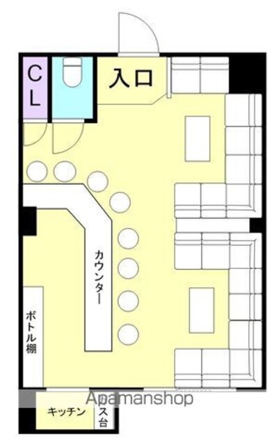 タウンビル[店舗/27.1m2]の間取図