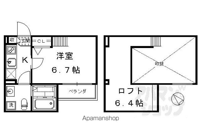 グランツ京都西大路の間取り写真