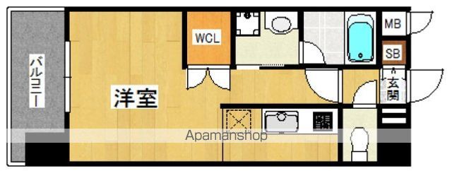 【福岡市博多区吉塚のマンションの間取り】