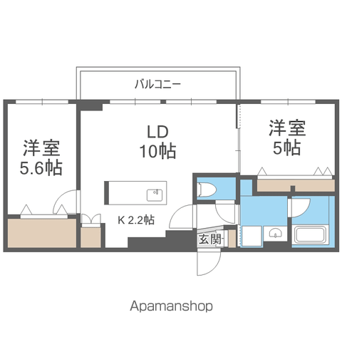 グレン山鼻の間取り写真