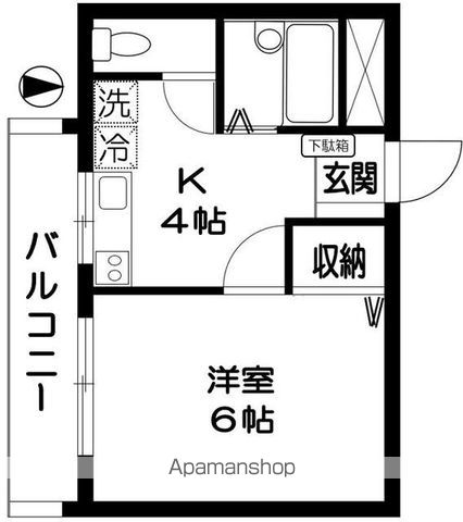 【葛飾区東金町のマンションの間取り】