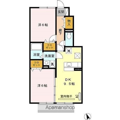ルミエール三松 A棟の間取り写真