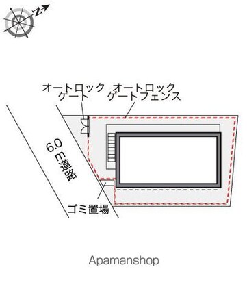 レオパレスプリムラ[1K/19.87m2]の配置図