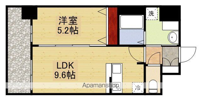 ディームス江坂の間取り写真