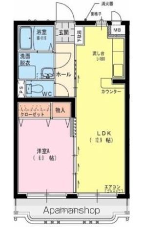 クローバーの間取り写真