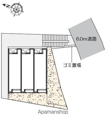クレイノコトブキ[1K/22.75m2]の配置図