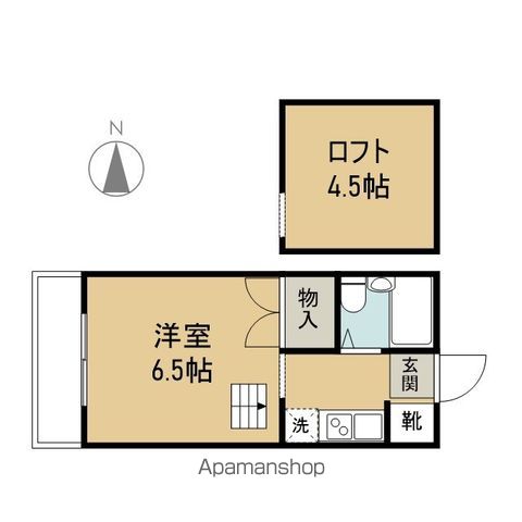 【調布市柴崎のアパートの間取り】