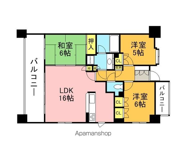 パークホームズ室見駅前の間取り写真
