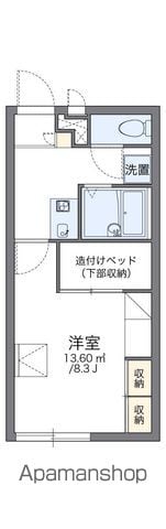 レオパレスタカネ.台の間取り写真