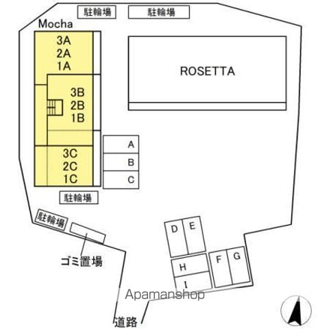 ＭＯＣＨＡ 1C ｜ 神奈川県川崎市高津区新作３丁目26-31（賃貸アパート2LDK・1階・52.85㎡） その20