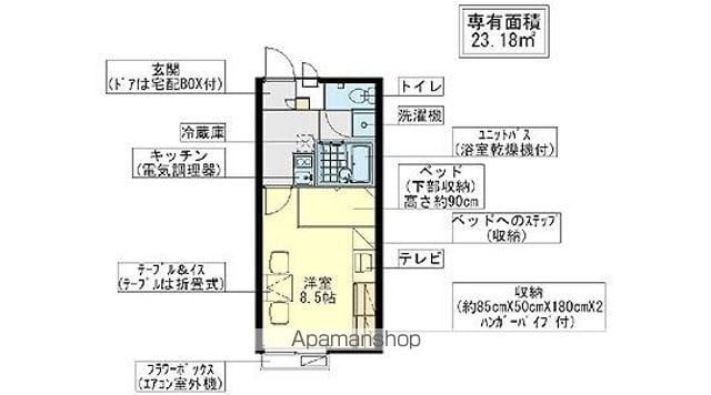 【柏市みどり台のアパートの間取り】