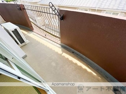 マリベール南梅本　Ｂ棟[2DK/52.26m2]のバルコニー