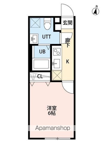 ララフラッツ柏藤心の間取り