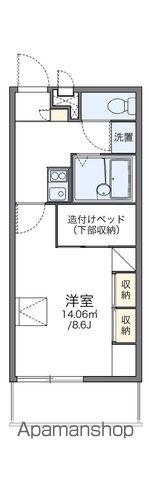 レオパレスパルフェの間取り写真