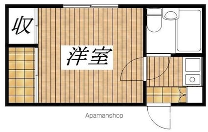 ニチエーイン国分寺[1K/15.05m2]の間取図