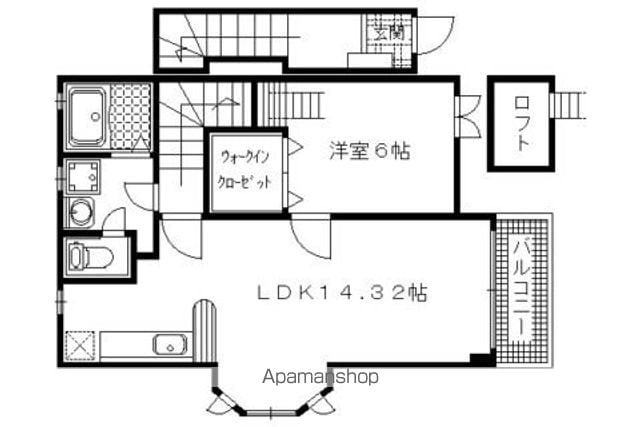 レ シャンブル ドゥ 北山の間取り写真
