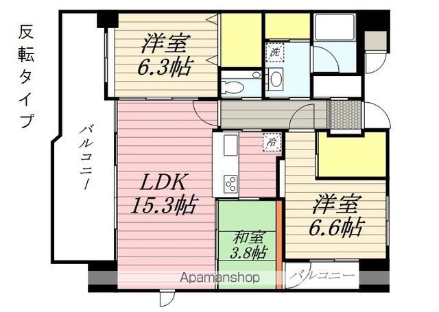 アクシオン大手門プレミアムの間取り写真