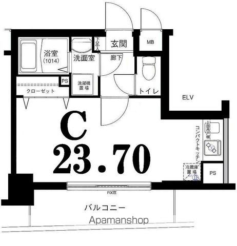 グリフィン横浜・ルミエールの間取り