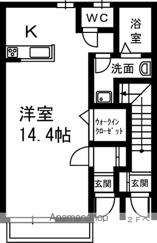 アブニールの間取り写真