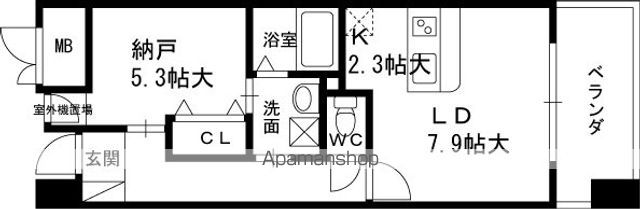 オークイマザトステーションの間取り写真