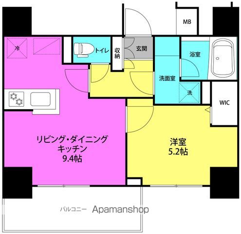 アーバネックス南森町EASTの間取り写真