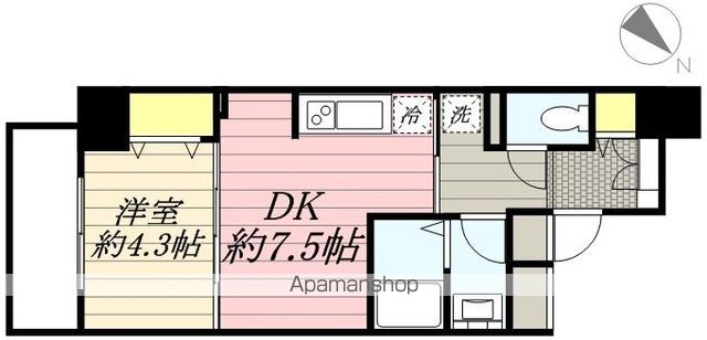 【ワイズ柳橋の間取り】