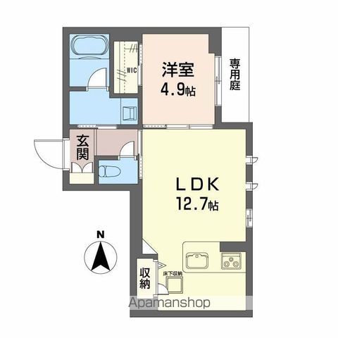 ユーグレイス東島田の間取り写真