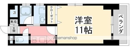 インペリアル一番町[1K/36m2]の間取図