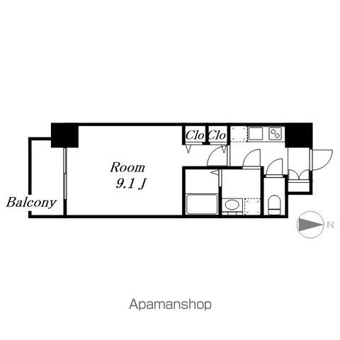 SーRESIDENCE名駅WESTの間取り写真