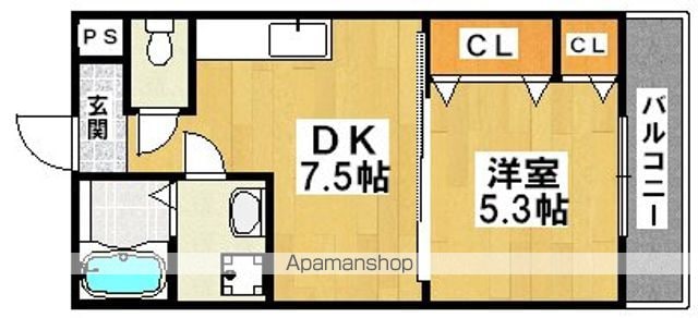 フジパレス東湊の間取り写真