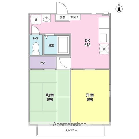 フェリース旗の台の間取り写真