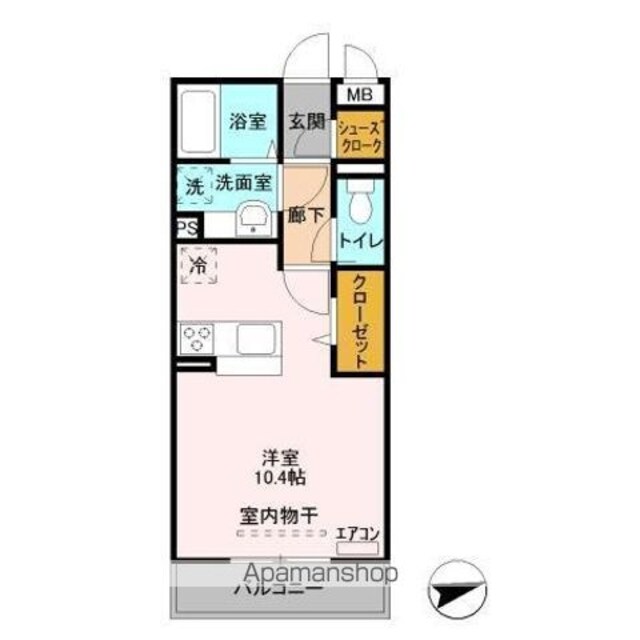 Ａｒｃｏｂａｌｅｎｏ[1R/30.03m2]の間取図