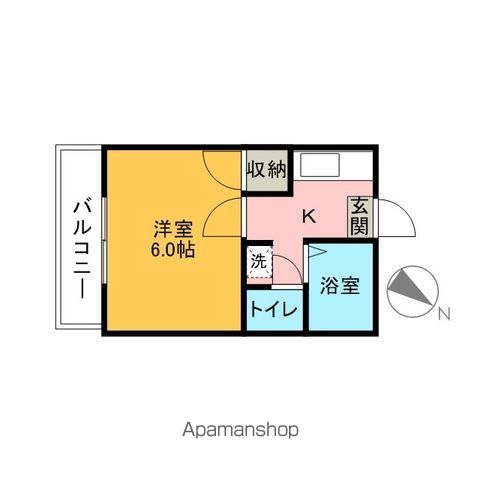 カーサ・ハザマの間取り