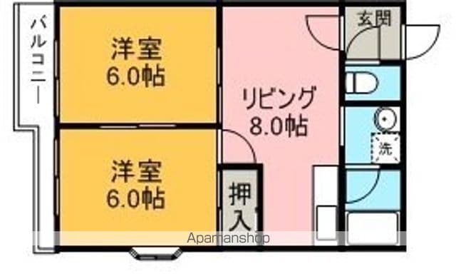 アベニューYANの間取り写真