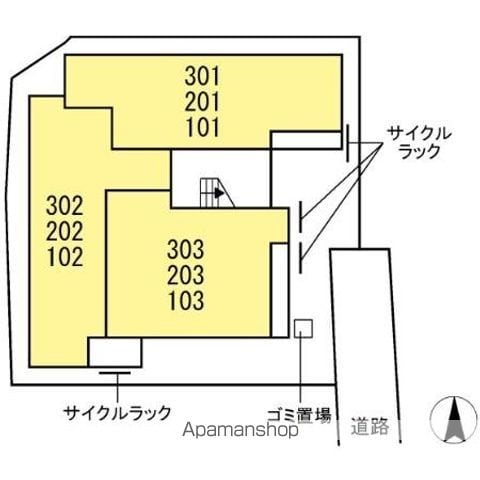 グラナーデ東尾久Ⅱ 302 ｜ 東京都荒川区東尾久４丁目21-17（賃貸アパート2LDK・3階・46.58㎡） その13