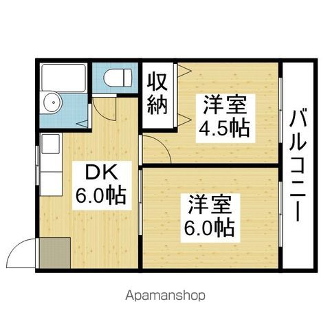 クリスタルハイツの間取り写真